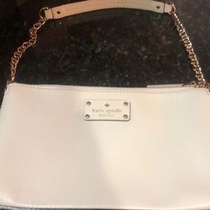 Kate Spade cream clutch